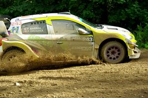 Patrick Gruszka / Florian Barral Mitsubishi Mirage RS on SS5, Crossroads II.