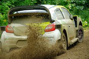 Patrick Gruszka / Florian Barral Mitsubishi Mirage RS on SS5, Crossroads II.