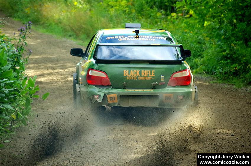 Dave Carapetyan / John Hall Subaru WRX STi on SS5, Crossroads II.