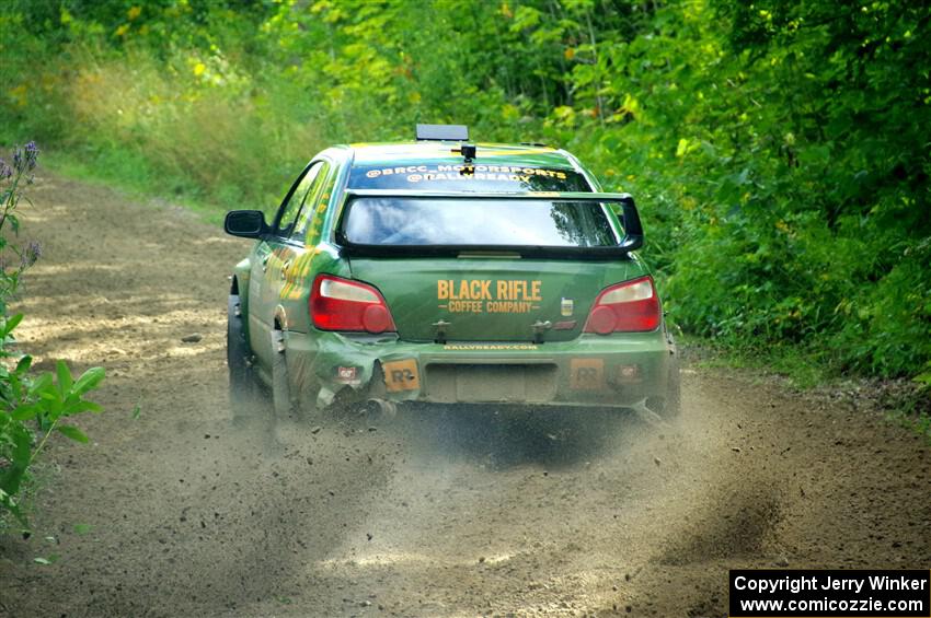 Dave Carapetyan / John Hall Subaru WRX STi on SS5, Crossroads II.