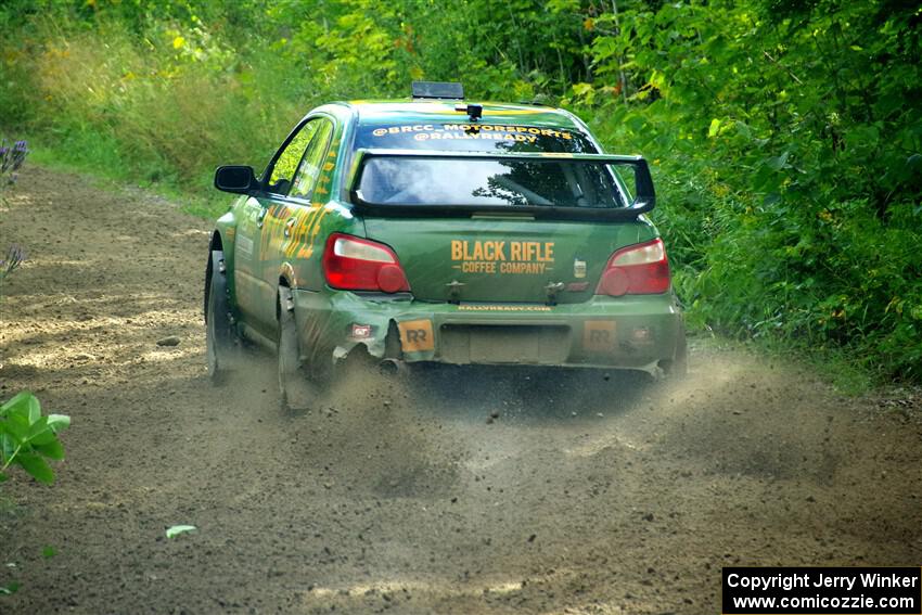 Dave Carapetyan / John Hall Subaru WRX STi on SS5, Crossroads II.