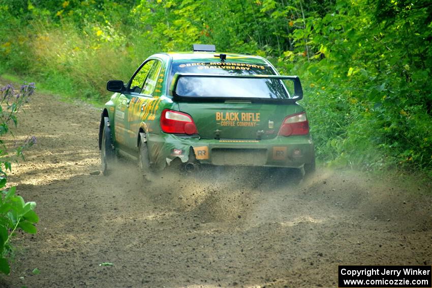 Dave Carapetyan / John Hall Subaru WRX STi on SS5, Crossroads II.