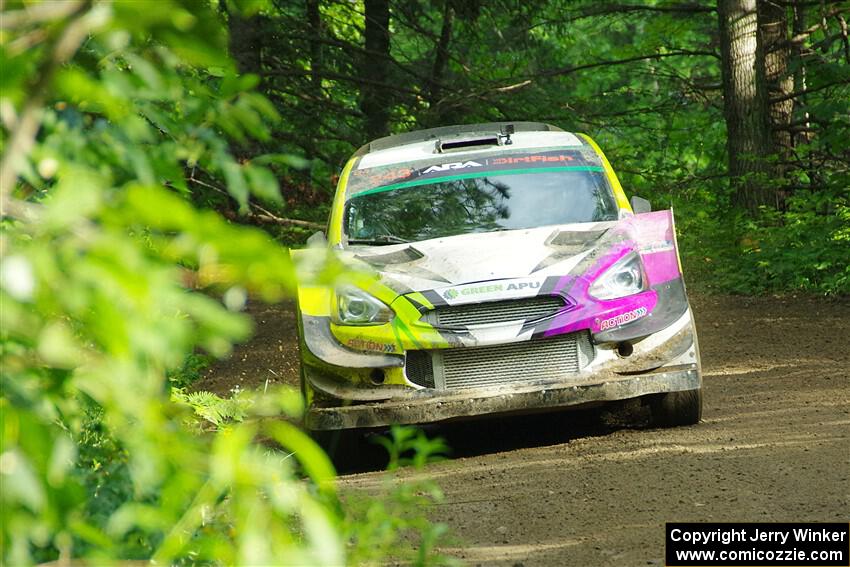 Patrick Gruszka / Florian Barral Mitsubishi Mirage RS on SS5, Crossroads II.