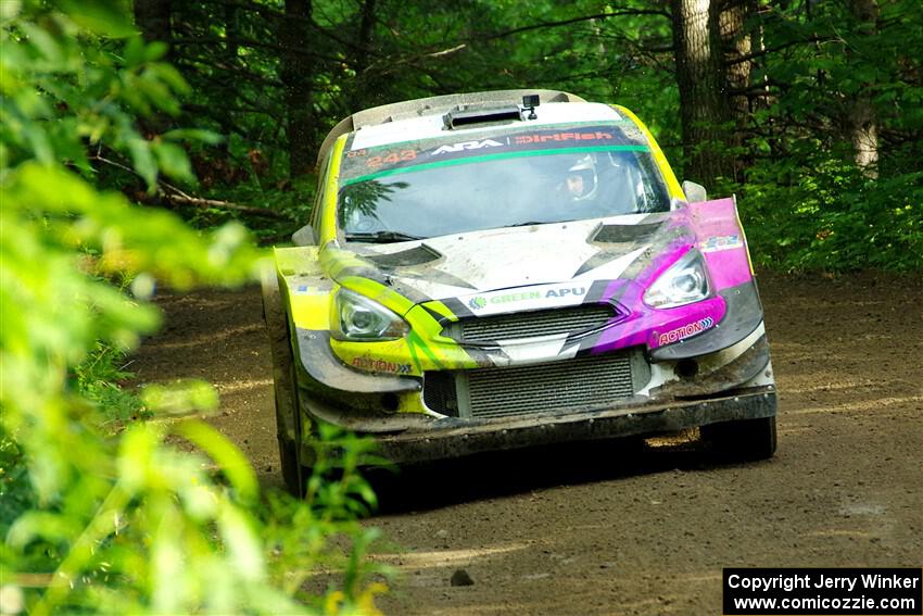 Patrick Gruszka / Florian Barral Mitsubishi Mirage RS on SS5, Crossroads II.