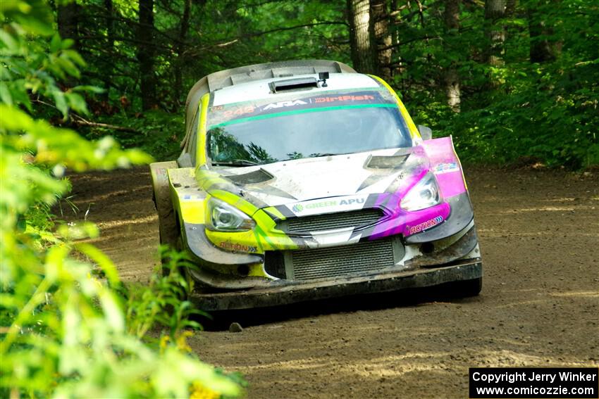 Patrick Gruszka / Florian Barral Mitsubishi Mirage RS on SS5, Crossroads II.