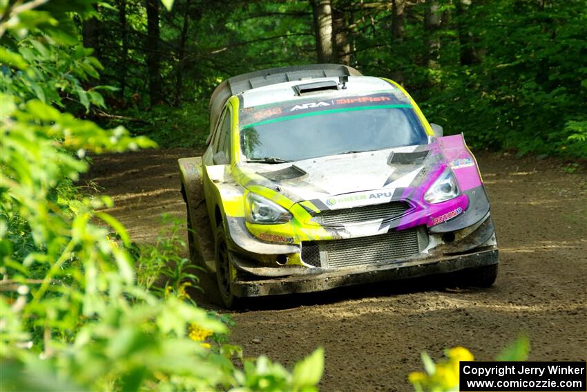 Patrick Gruszka / Florian Barral Mitsubishi Mirage RS on SS5, Crossroads II.