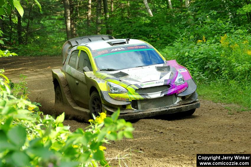 Patrick Gruszka / Florian Barral Mitsubishi Mirage RS on SS5, Crossroads II.