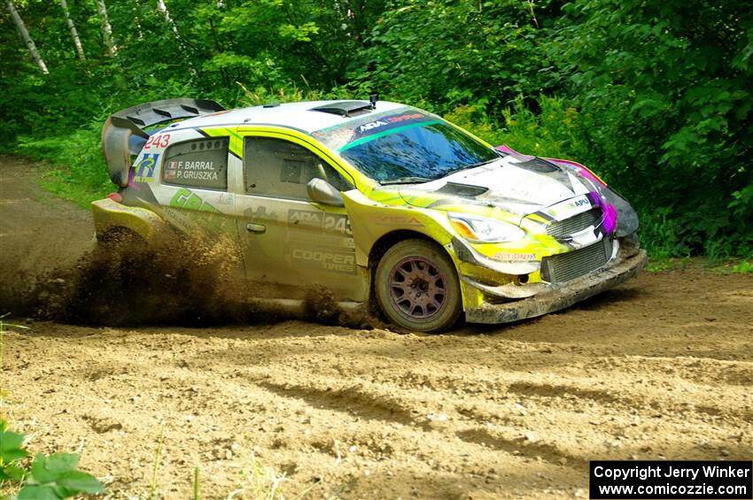 Patrick Gruszka / Florian Barral Mitsubishi Mirage RS on SS5, Crossroads II.