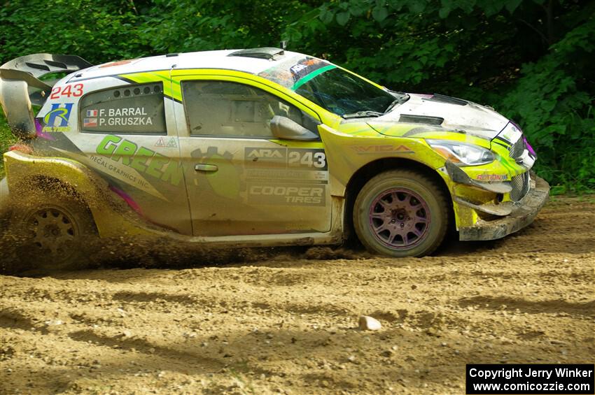 Patrick Gruszka / Florian Barral Mitsubishi Mirage RS on SS5, Crossroads II.