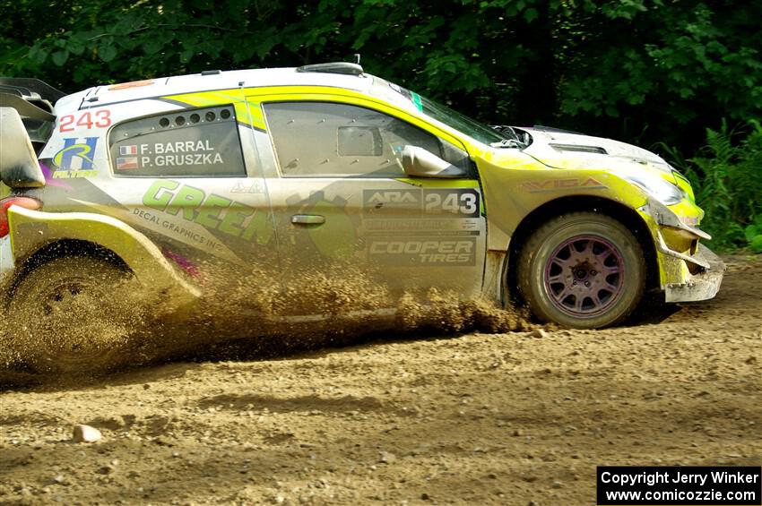 Patrick Gruszka / Florian Barral Mitsubishi Mirage RS on SS5, Crossroads II.