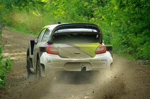 Patrick Gruszka / Florian Barral Mitsubishi Mirage RS on SS5, Crossroads II.