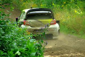 Patrick Gruszka / Florian Barral Mitsubishi Mirage RS on SS5, Crossroads II.