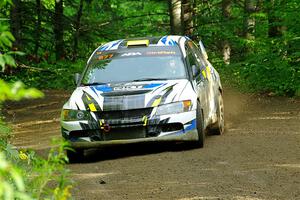 Klim Fedoff / Oscar Romero Mitsubishi Lancer Evo IX on SS5, Crossroads II.