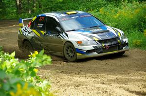 Klim Fedoff / Oscar Romero Mitsubishi Lancer Evo IX on SS5, Crossroads II.