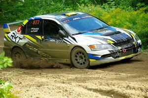 Klim Fedoff / Oscar Romero Mitsubishi Lancer Evo IX on SS5, Crossroads II.