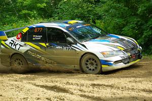 Klim Fedoff / Oscar Romero Mitsubishi Lancer Evo IX on SS5, Crossroads II.