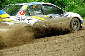 Klim Fedoff / Oscar Romero Mitsubishi Lancer Evo IX on SS5, Crossroads II.