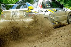 Klim Fedoff / Oscar Romero Mitsubishi Lancer Evo IX on SS5, Crossroads II.