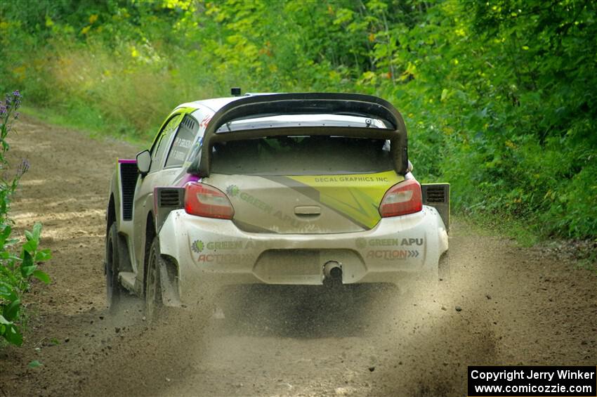 Patrick Gruszka / Florian Barral Mitsubishi Mirage RS on SS5, Crossroads II.