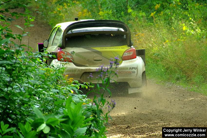 Patrick Gruszka / Florian Barral Mitsubishi Mirage RS on SS5, Crossroads II.