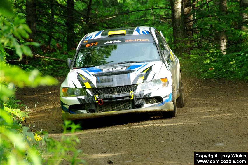 Klim Fedoff / Oscar Romero Mitsubishi Lancer Evo IX on SS5, Crossroads II.