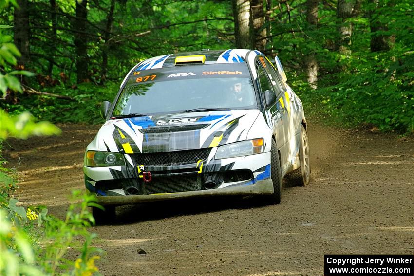 Klim Fedoff / Oscar Romero Mitsubishi Lancer Evo IX on SS5, Crossroads II.