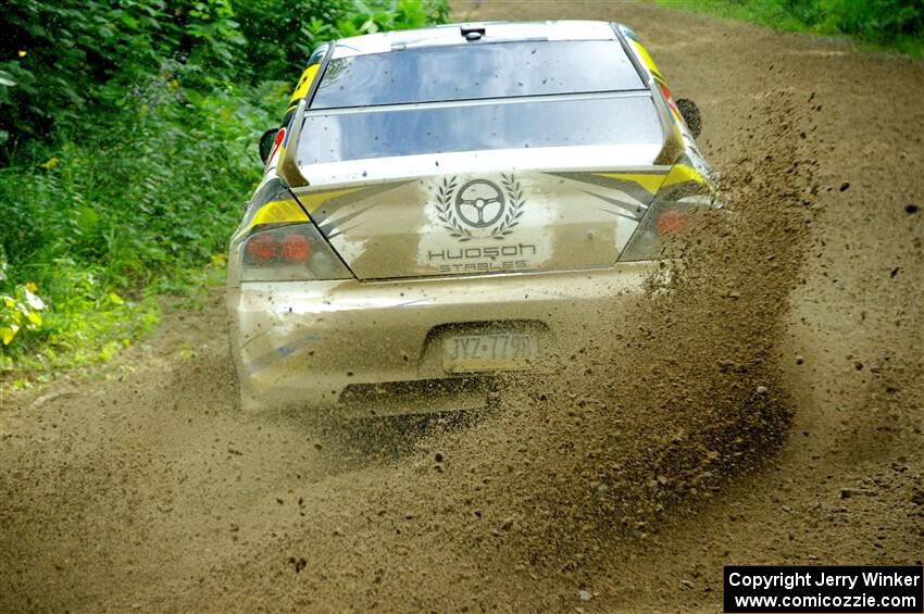 Klim Fedoff / Oscar Romero Mitsubishi Lancer Evo IX on SS5, Crossroads II.