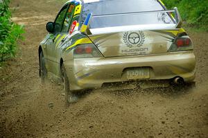 Klim Fedoff / Oscar Romero Mitsubishi Lancer Evo IX on SS5, Crossroads II.