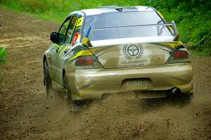 Klim Fedoff / Oscar Romero Mitsubishi Lancer Evo IX on SS5, Crossroads II.