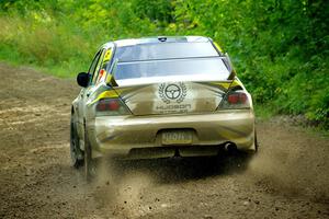 Klim Fedoff / Oscar Romero Mitsubishi Lancer Evo IX on SS5, Crossroads II.