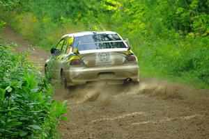 Klim Fedoff / Oscar Romero Mitsubishi Lancer Evo IX on SS5, Crossroads II.