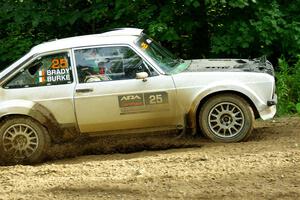 Seamus Burke / Martin Brady Ford Escort Mk II on SS5, Crossroads II.