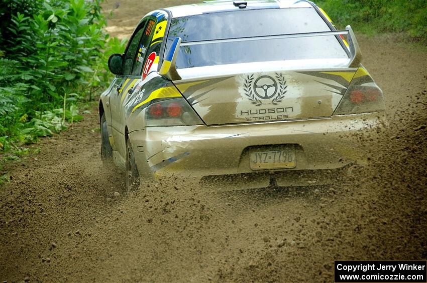 Klim Fedoff / Oscar Romero Mitsubishi Lancer Evo IX on SS5, Crossroads II.