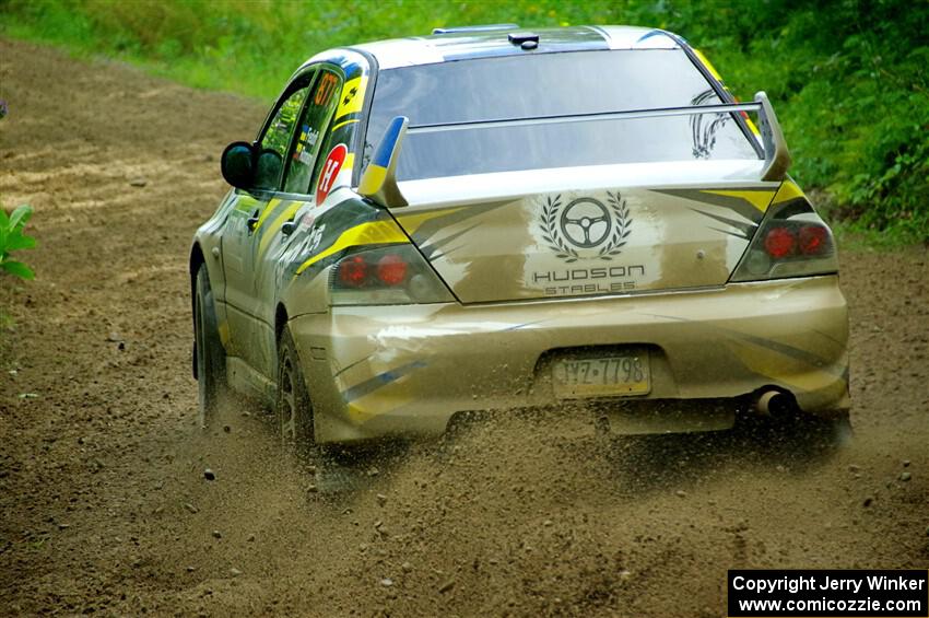 Klim Fedoff / Oscar Romero Mitsubishi Lancer Evo IX on SS5, Crossroads II.