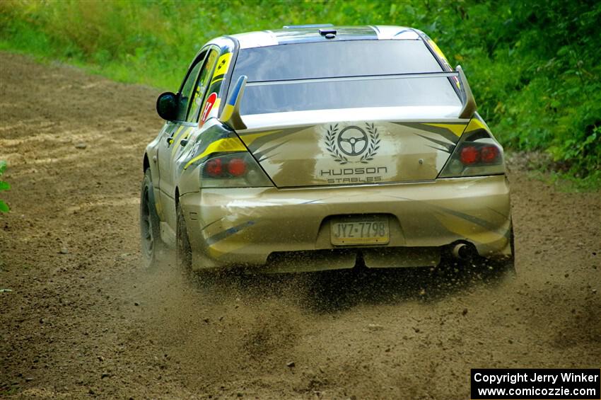 Klim Fedoff / Oscar Romero Mitsubishi Lancer Evo IX on SS5, Crossroads II.