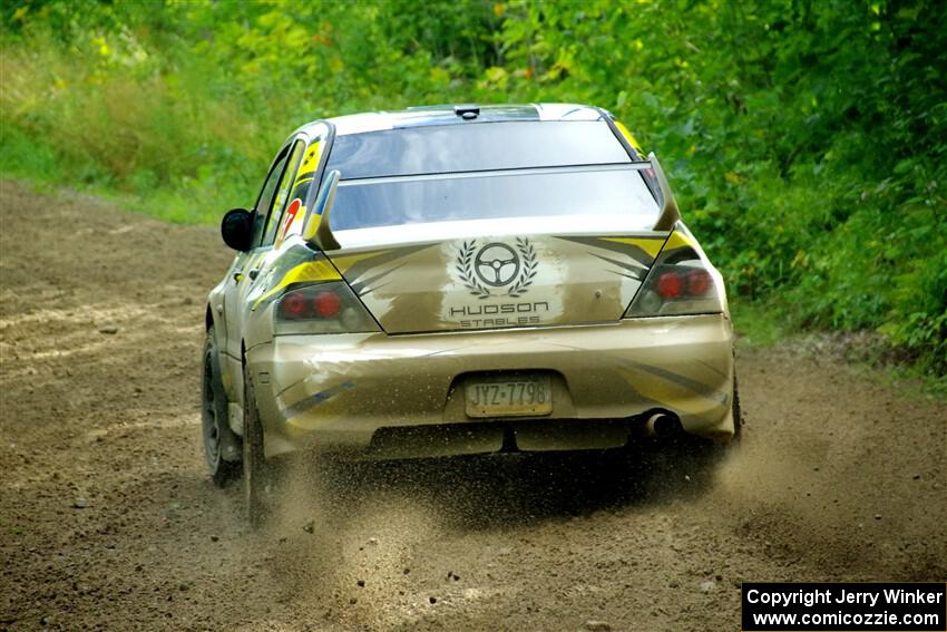 Klim Fedoff / Oscar Romero Mitsubishi Lancer Evo IX on SS5, Crossroads II.