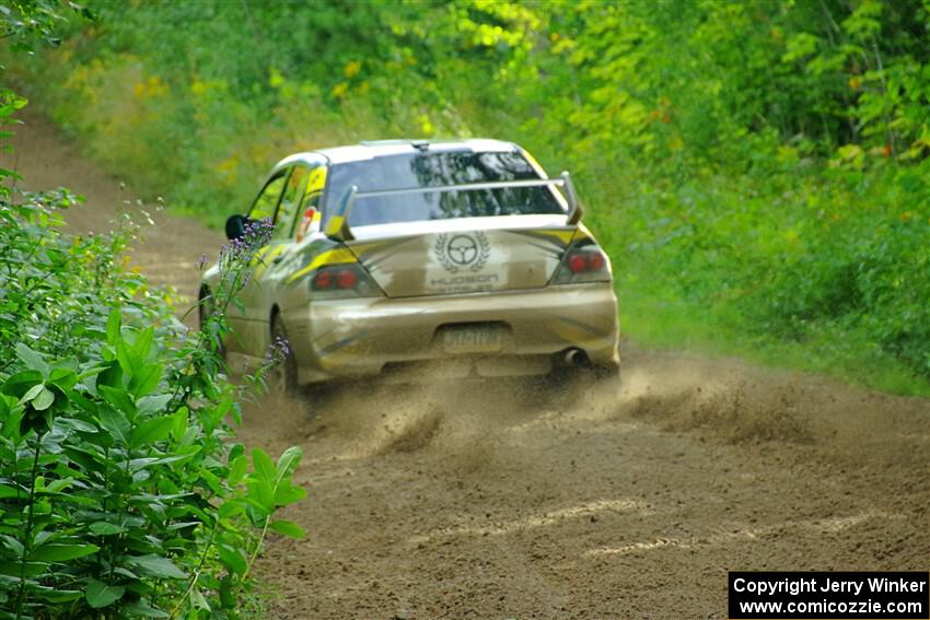 Klim Fedoff / Oscar Romero Mitsubishi Lancer Evo IX on SS5, Crossroads II.