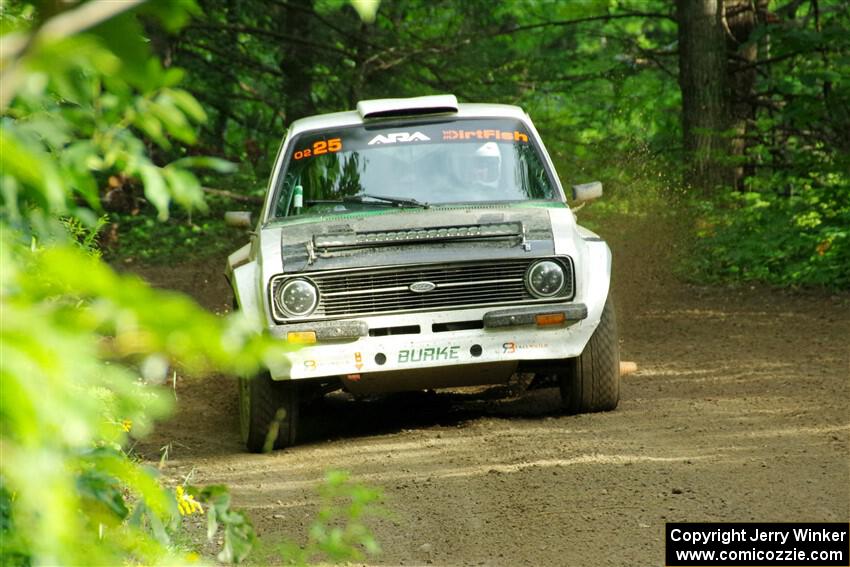 Seamus Burke / Martin Brady Ford Escort Mk II on SS5, Crossroads II.