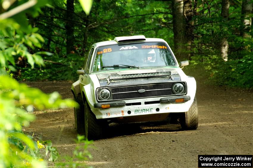 Seamus Burke / Martin Brady Ford Escort Mk II on SS5, Crossroads II.