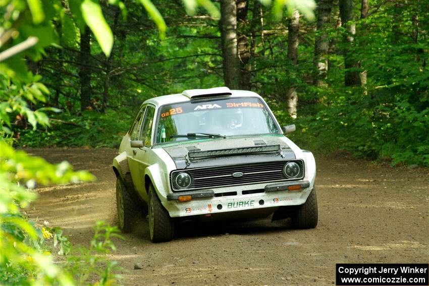 Seamus Burke / Martin Brady Ford Escort Mk II on SS5, Crossroads II.