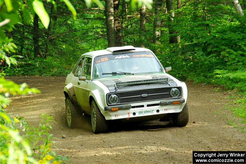 Seamus Burke / Martin Brady Ford Escort Mk II on SS5, Crossroads II.