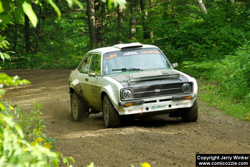 Seamus Burke / Martin Brady Ford Escort Mk II on SS5, Crossroads II.