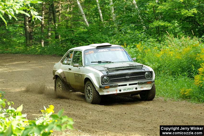 Seamus Burke / Martin Brady Ford Escort Mk II on SS5, Crossroads II.