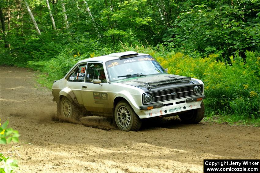 Seamus Burke / Martin Brady Ford Escort Mk II on SS5, Crossroads II.