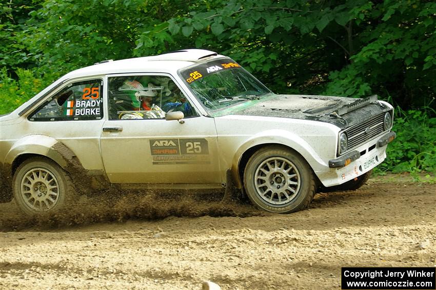 Seamus Burke / Martin Brady Ford Escort Mk II on SS5, Crossroads II.