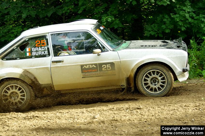 Seamus Burke / Martin Brady Ford Escort Mk II on SS5, Crossroads II.