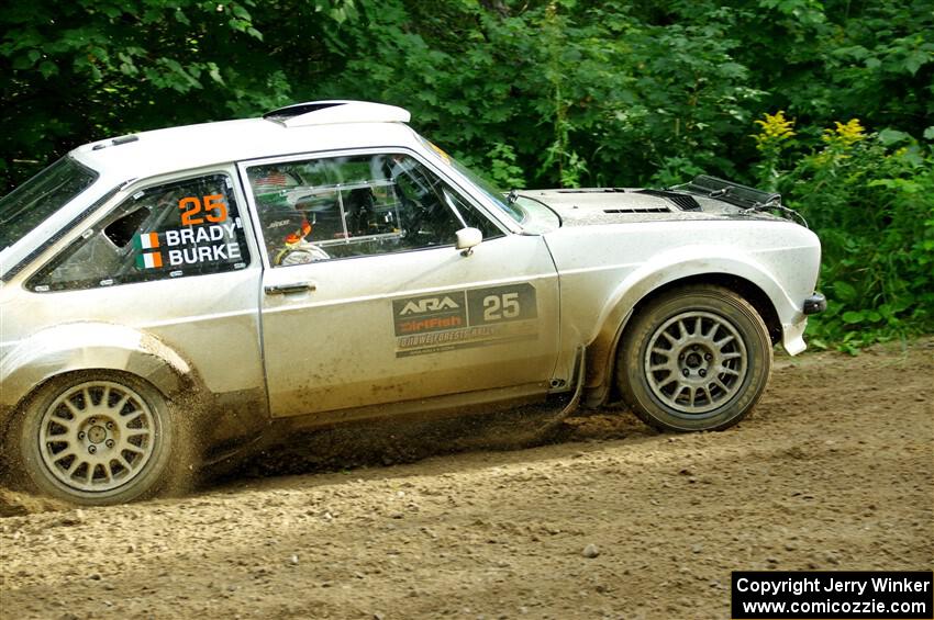 Seamus Burke / Martin Brady Ford Escort Mk II on SS5, Crossroads II.