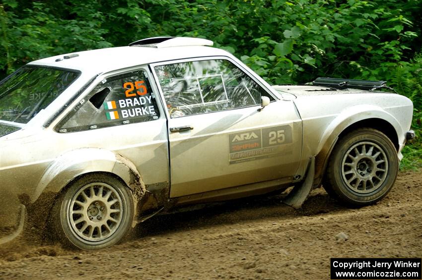 Seamus Burke / Martin Brady Ford Escort Mk II on SS5, Crossroads II.