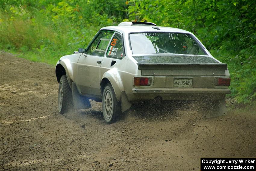 Seamus Burke / Martin Brady Ford Escort Mk II on SS5, Crossroads II.