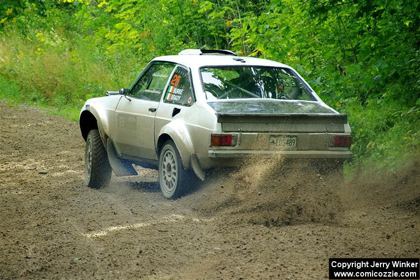 Seamus Burke / Martin Brady Ford Escort Mk II on SS5, Crossroads II.